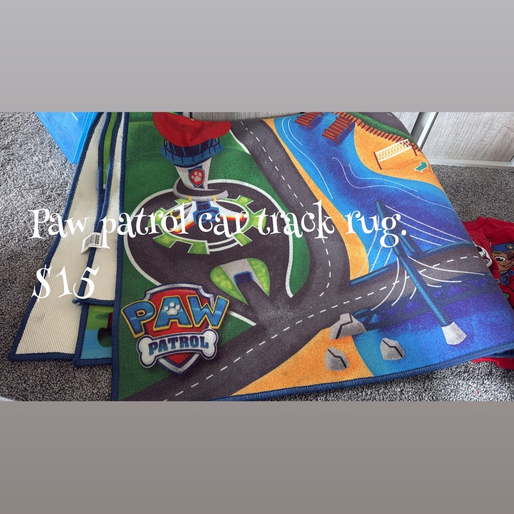 Paw patrolrol car rug